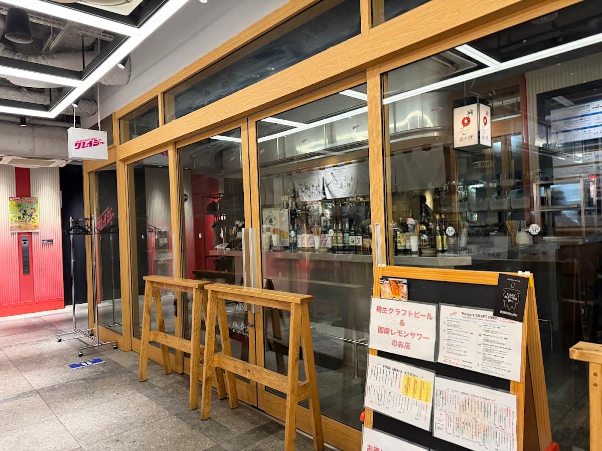 Craft beer standing bar