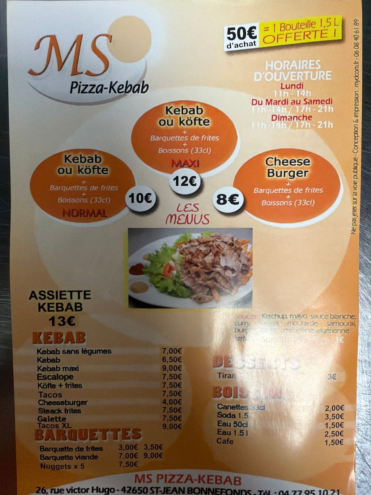 M.s. Pizza Et Kebab