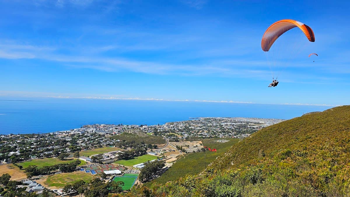 Paragliding launch site Hermanus